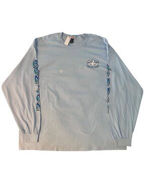 Ron Jon Surf Shop Long Sleeve Shirt Blue "One Of A Kind" Graphic XXXL 100% Cotto